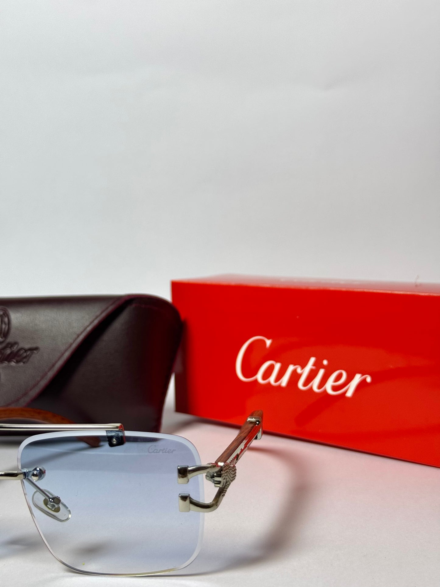 Cartier Premium – Rimless –  Double bridge