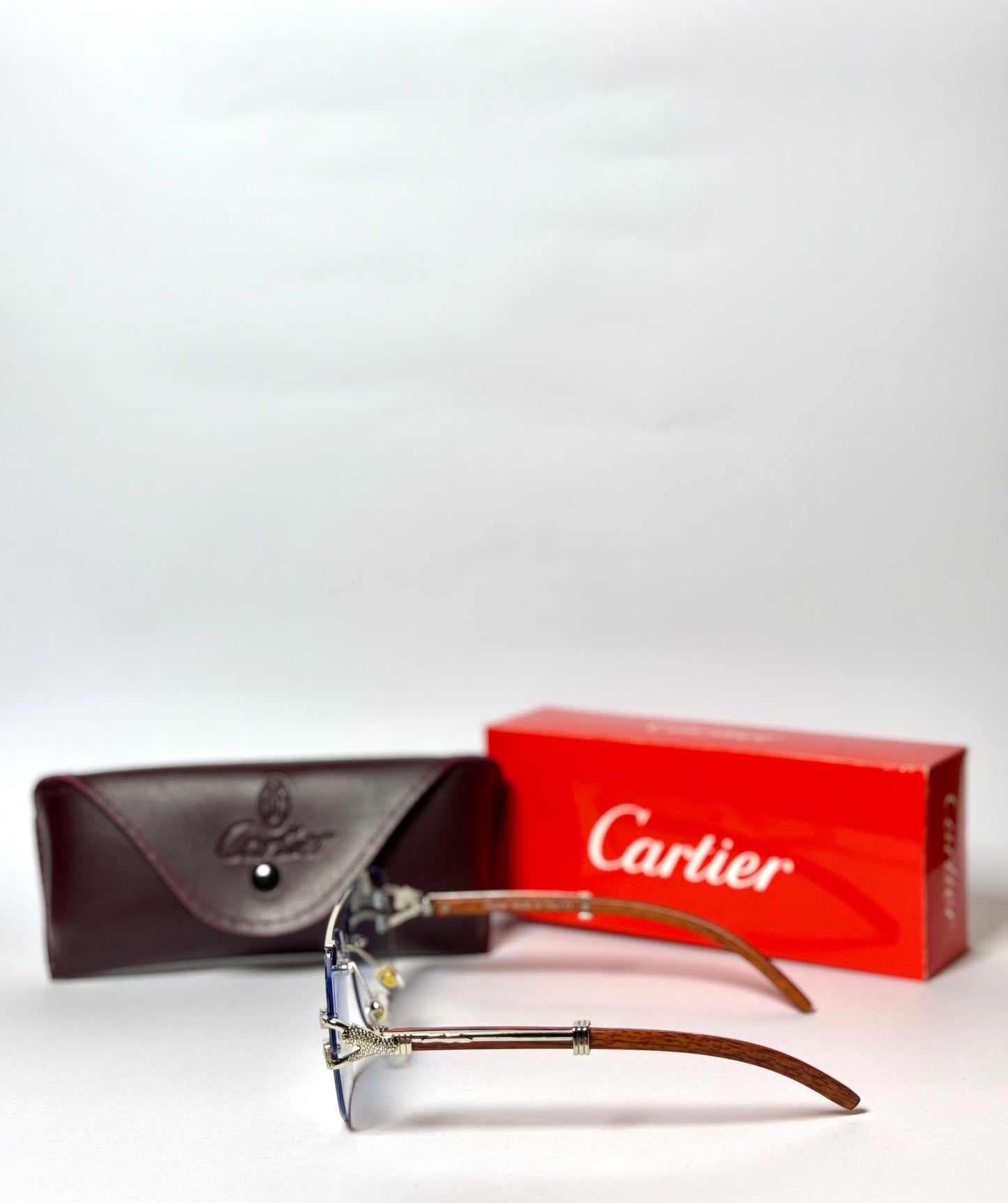 Cartier Premium – Rimless –  Double bridge